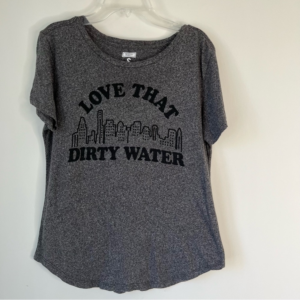 Tailgate "Love that Dirty Water" Boston Skyline Tee